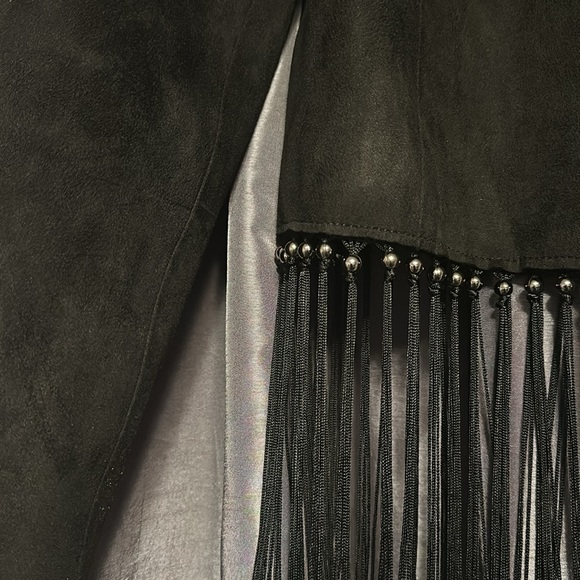 Cropped Fringe Jacket - Picture 2 of 3